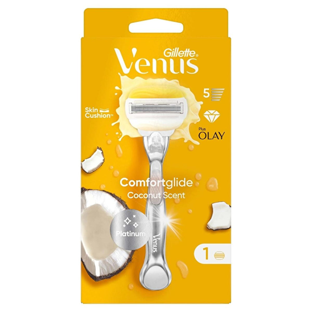 Gillette Venus ComfortGlide Olay Women's Razor - Moisturizing, 5-Blade Shaving System for Close Shave - view 2