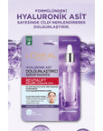 Loreal Paris Revitalift: Hyaluronic Acid Serum Mask - Intense Hydration & Fine Line Reduction - Plumping & Anti-Aging Face Treatment Loreal Hyaluronic Acid Mask: Hydrate & Reduce Fine Lines hyaluronic acid mask, serum mask, anti-aging mask, hydrating face mask, plumping face mask, fine line reduction, Loreal Revitalift, sheet mask for dry skin, skin hydration treatment, facial serum mask, hyaluronic acid, intense hydration, dry skin, dehydrated skin, at-home facial treatment, skin elasticity, skin radiance,