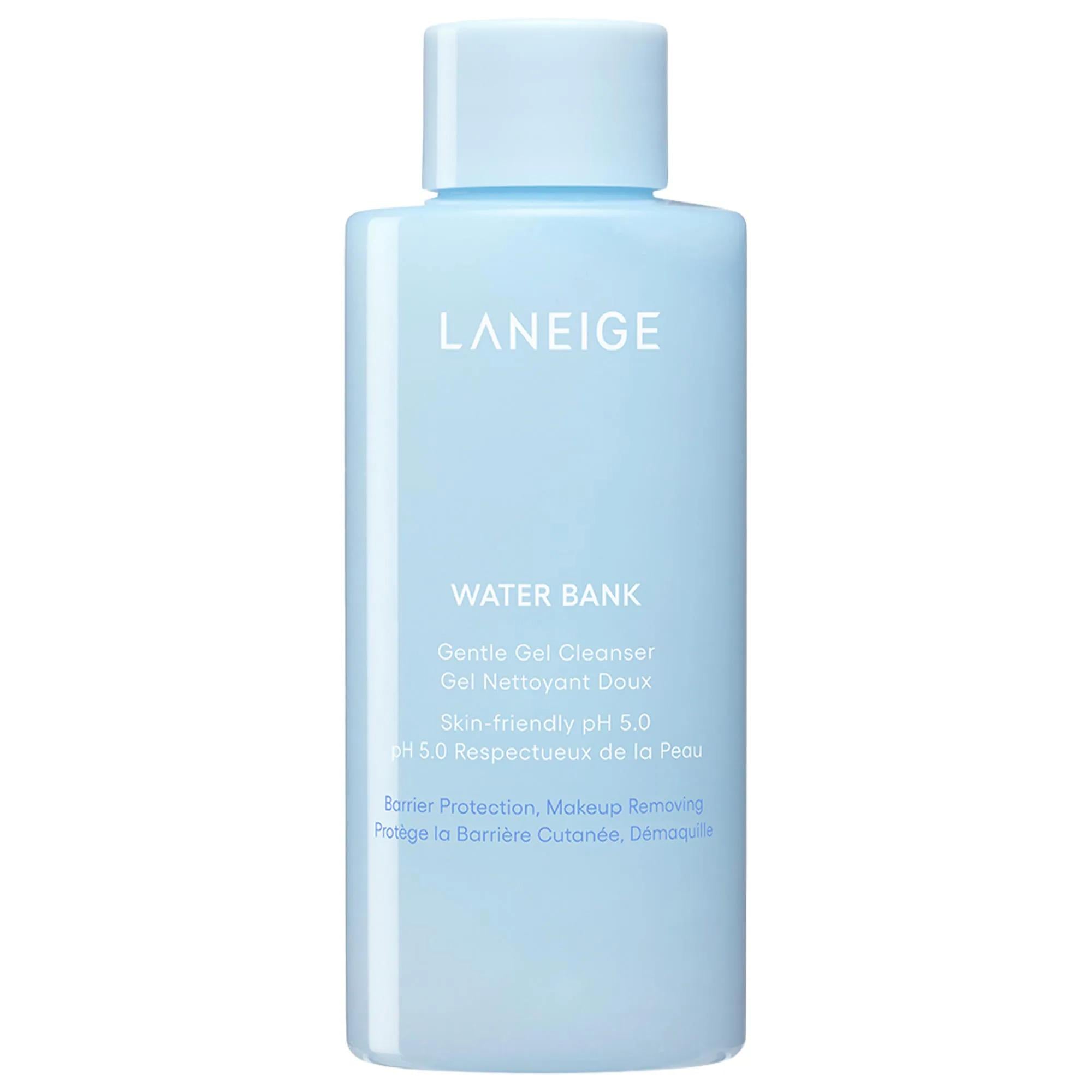 Mini Water Bank Gentle Gel Cleanser with Hyaluronic Acid - pH Balanced, Soothing, and Hydrating Facial Cleanser for Sensitive Skin Gentle Gel Cleanser with Hyaluronic Acid - pH Balanced for Sensitive Skin Gentle Gel Cleanser, Hyaluronic Acid Facial Cleanser, pH Balanced Skincare, Sensitive Skin Cleanser, Natural Moisture Barrier Cleanser, Facial Cleanser, Skincare, Sensitive Skin, Dry Skin, Combination Skin, Oily Skin, Gel Cleanser, Blue Hyaluronic Acid, Allantoin, Amino Acid Complex, Paraben-Free, Sulfate-
