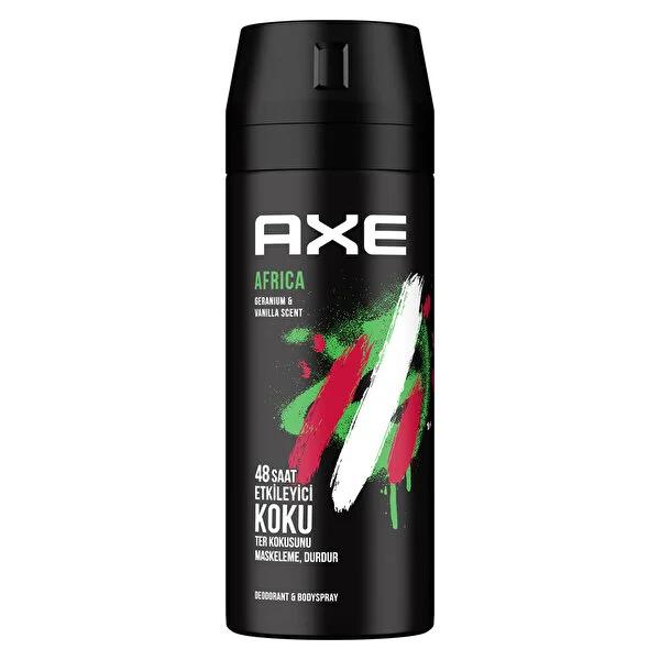 Axe Deodorant Africa - Long-Lasting 48-Hour Protection with Vanilla & Mandarin Scent Axe Deodorant Africa - 48-Hour Protection Axe Deodorant, Long-lasting deodorant, Vanilla and mandarin scented, Dual Action deodorant, Body spray for men, Personal care, Grooming, Confidence booster, 48-hour protection, Freshness, Deodorant spray