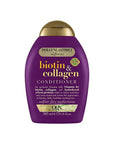 OGX Biotin & Collagen Hair Conditioner: Thicker, Fuller Hair & Faster Growth - Volume & Shine Boosting - 13 fl oz OGX Biotin Collagen Conditioner: Grow Thicker, Fuller Hair Biotin collagen hair conditioner, Hair growth conditioner, Volumizing hair conditioner, Hair thickening conditioner, OGX conditioner, Biotin hair treatment, Collagen hair treatment, Hair Conditioner, Biotin, Collagen, Wheat Proteins, 385ml size, Nourishing formula, hair growth, thicker hair, biotin, collagen, volume, shine, hair care, be