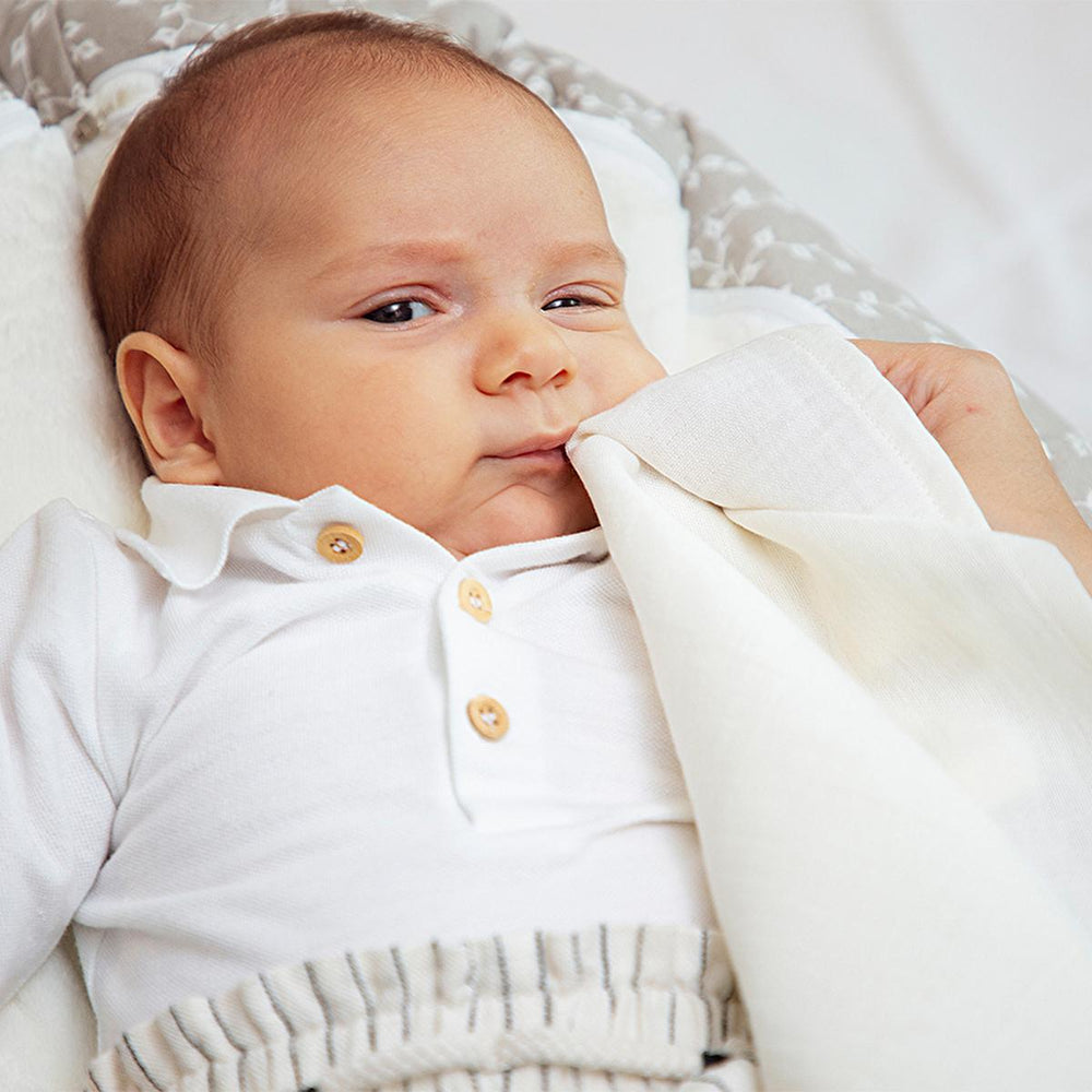 Babyjem Baby Muslin Cloth 4-Pack Grey - Soft Multi-Purpose Cloth for Newborn Care - view 7