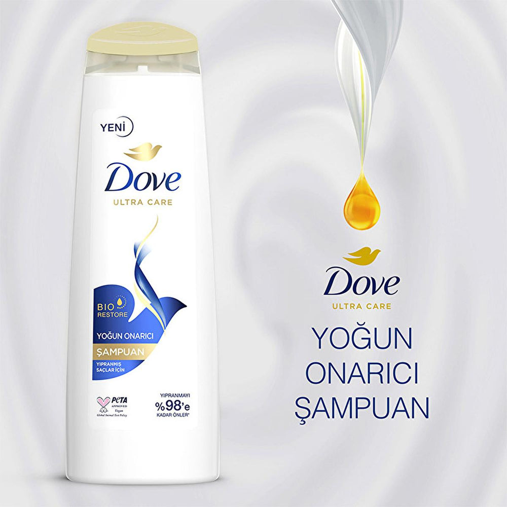 Dove Intensive Repair Shampoo for Damaged Hair - Nourishing, Vegan, PETA-Approved - 13.53 fl oz - view 6