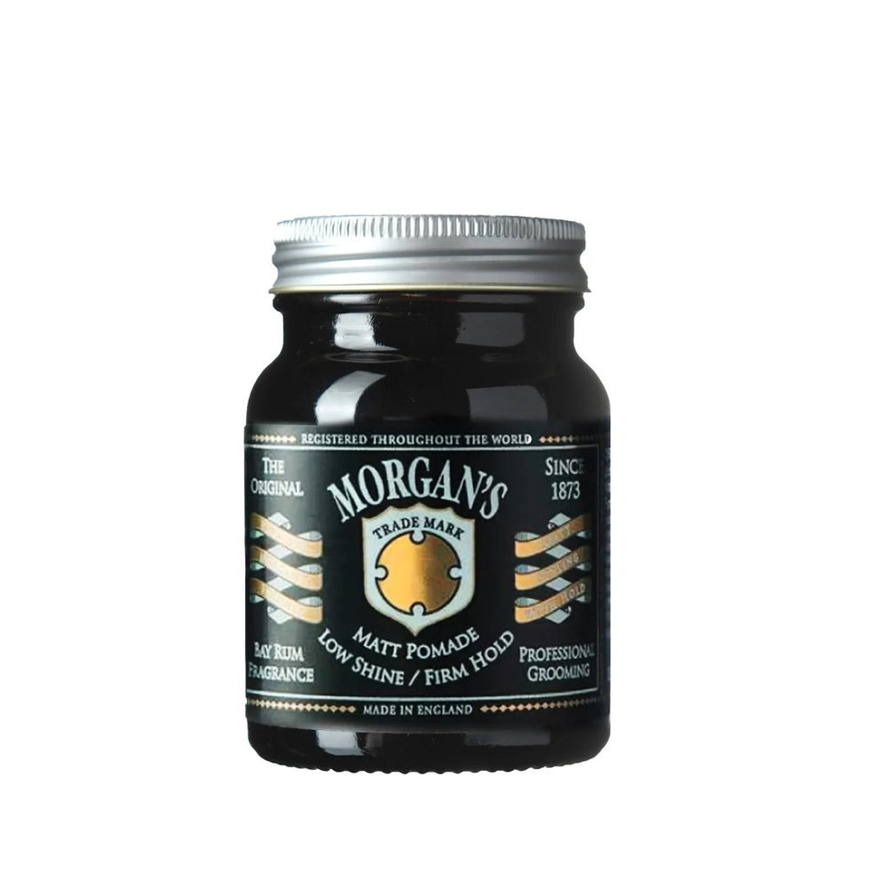 Morgan's Hair Pomade Bay Rum Matte Finish Strong Hold for Men - 100g - Hair Styling