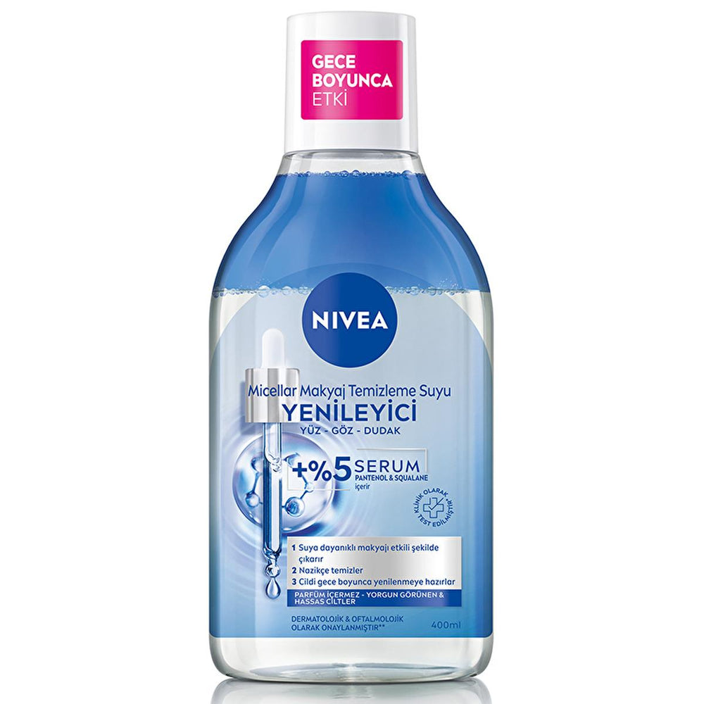 Nivea Micellar Makeup Remover with Serum - Gentle, Effective Makeup Removal for Sensitive Skin - 13.53 fl oz Nivea Micellar Makeup Remover with Serum - 13.53 fl oz Micellar Makeup Remover, Nivea Micellar Water, Serum infused makeup remover, Gentle makeup remover for sensitive skin, Effective waterproof makeup remover, Skincare, Makeup Removal, Sensitive Skin Care, Nivea, Cosmetics, Beauty Products