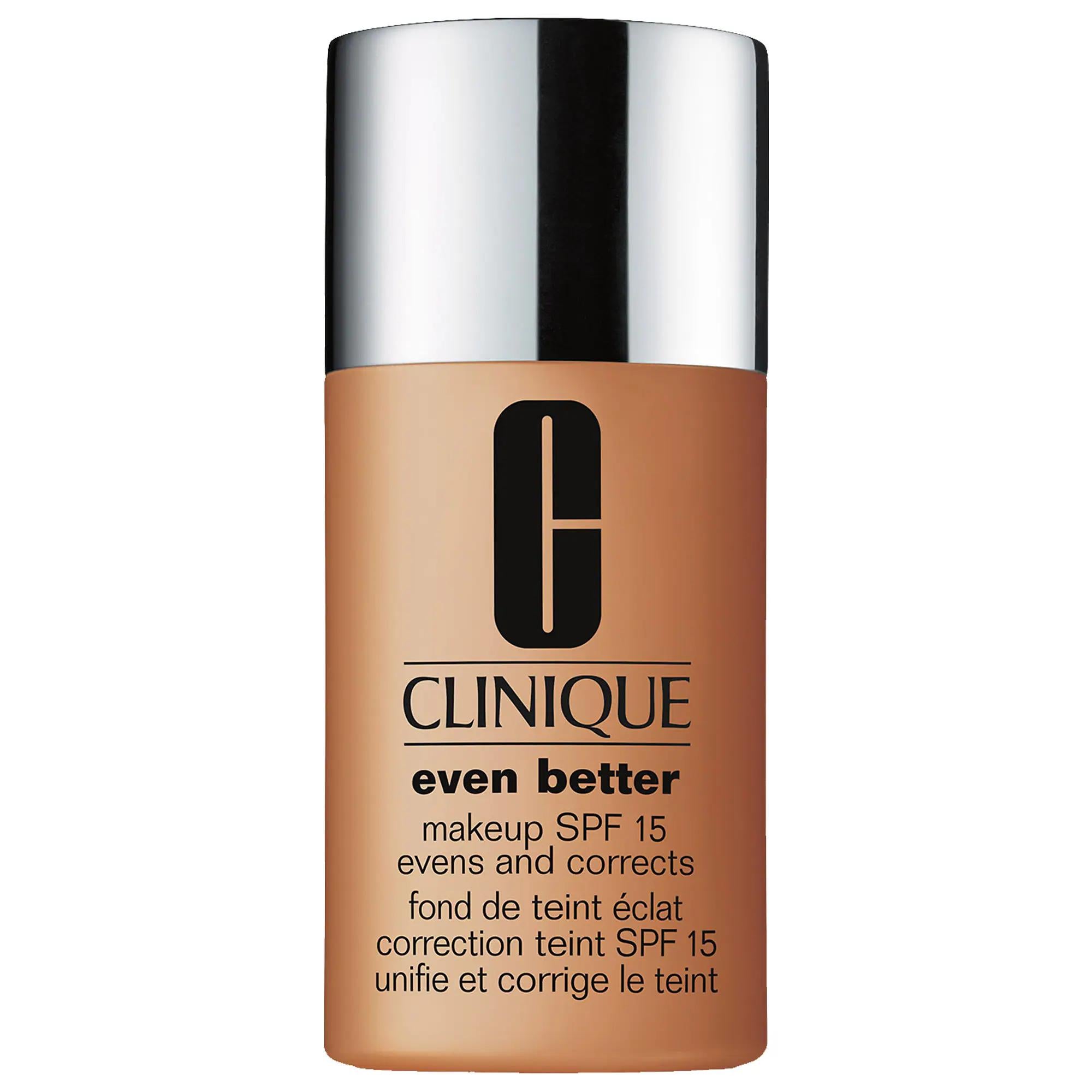 Clinique Even Better Makeup Broad Spectrum SPF 15 Foundation - Hydrating, Medium Coverage, Natural Finish Clinique Even Better SPF 15 Foundation - Hydrating & Natural Finish SPF 15 Foundation, Hydrating Makeup, Medium Coverage Foundation, Natural Finish Makeup, Sweat and Humidity-Resistant Foundation, Makeup for Everyday Use, Foundation for Normal Skin, Foundation for Dry Skin, Foundation for Combination Skin, Foundation for Oily Skin, Clinique, Dermatologist-Developed Makeup, Anti-Aging Makeup, Broad Spect