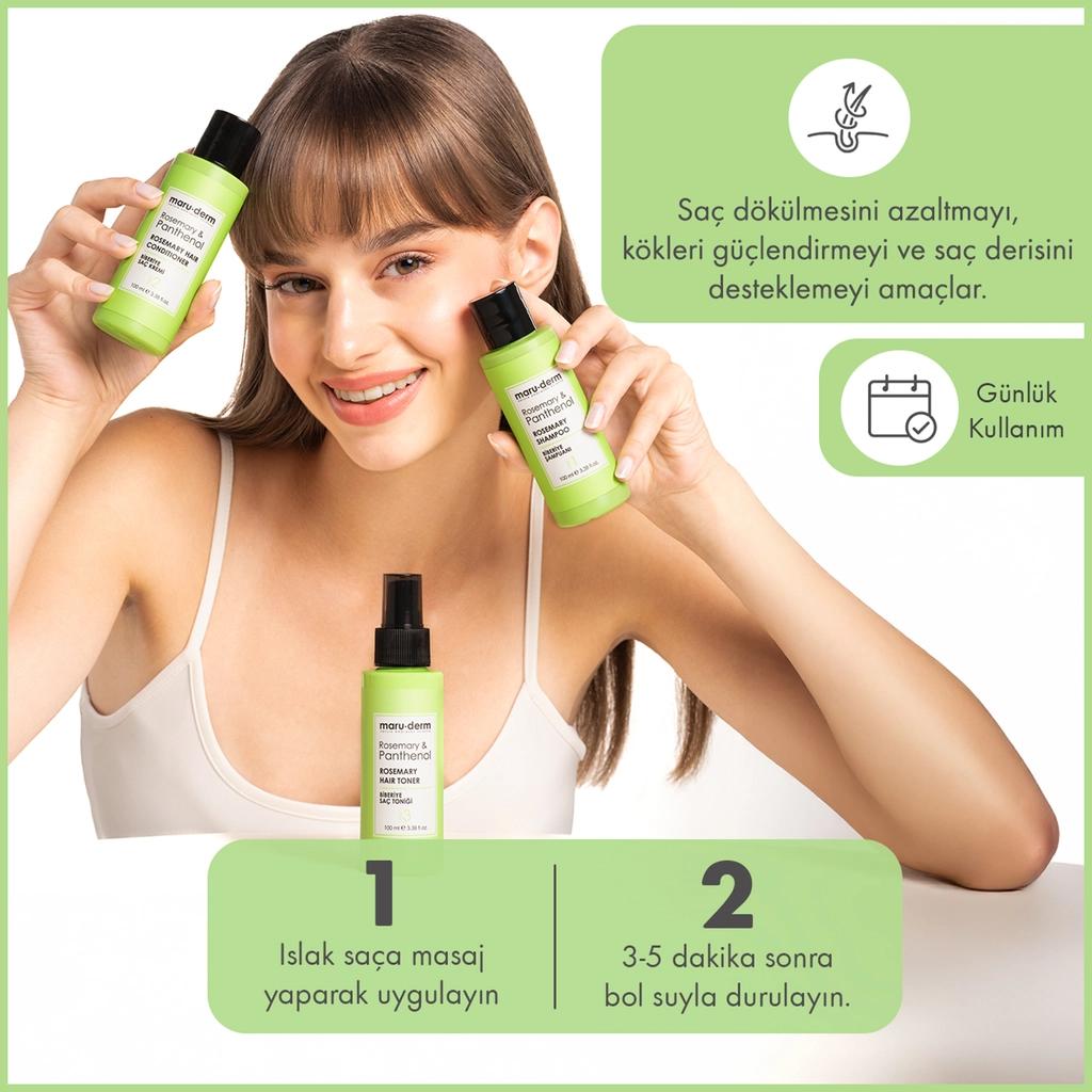 Maruderm Rosemary &amp; Panthenol Hair Shampoo 100 ml
