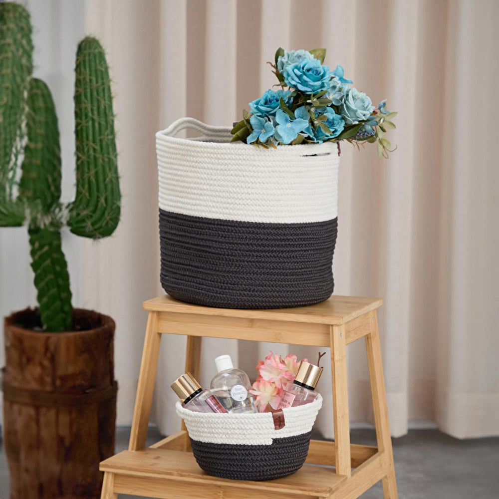 Coco Clementine Handwoven Jute Basket - Eco-Friendly, Multi-Purpose Storage Solution for Home Decor - view 4