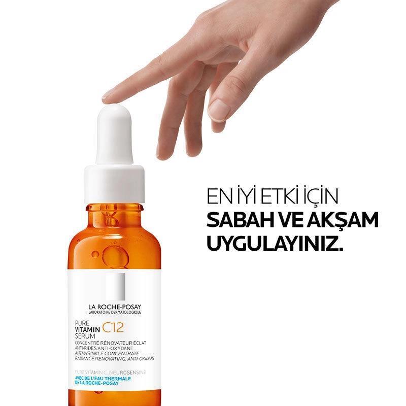 La Roche Posay C12 Antioxidant Face Serum - Illuminating, Anti-aging, Dermatologically Tested - 30 ml La Roche Posay C12 Serum - Anti-aging & Illuminating Antioxidant Face Serum, La Roche Posay C12, Illuminating Serum, Anti-aging Skincare, Dermatologically Tested Serum, Skincare, Face Serum, Anti-aging, Radiant Skin, Sensitive Skin Solutions, La Roche Posay, C12 Antioxidant Formula