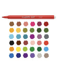 Carioca Joy Washable Markers 36-Pack - Vibrant, Easy-Clean Art Supplies for Kids Carioca Joy Washable Markers 36-Pack - Easy Clean Art washable markers, children's art supplies, Carioca Joy, washable felt tip pens, Italy made art supplies, art supplies, kids' coloring tools, bulk art supplies, safe art materials, creative toys, educational supplies