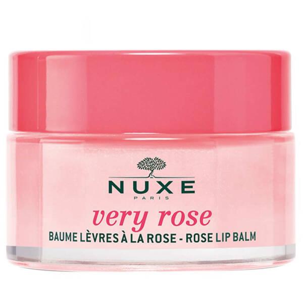 nuxe very rose lip balm packaging, close up of nuxe lip balm texture, nuxe very rose lip balm on pink background Nuxe Very Rose Lip Balm - Nourishing Formula | 15g Nuxe Very Rose Lip Balm - Nourishing Formula | 15g nuxe, lip-balm, rose-oil, nourishing, natural-beauty, dry-lips, luxury-skincare, vanilla-scent, hydrating-lip-care, ai-generated