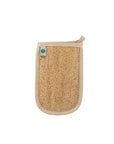 Balmy Exfoliating Bath Glove - Natural Loofah & Cotton, Exfoliates & Renews Skin, Turkish Bath Glove for Oily Skin - view 2