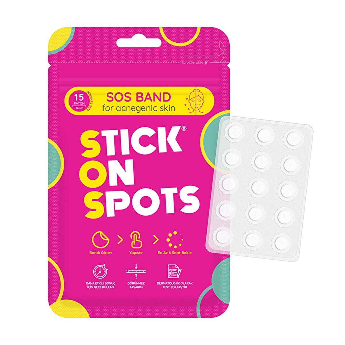 stick on spots sos acne patch, acne patch for clear skin, waterproof acne treatment band Stick on Spots SOS Band - 15 Acne Patches for Clear Skin | Non-Visible, Waterproof Stick on Spots SOS Band - Acne Patch for Clear Skin stick-on-spots, acne-patch, clear-skin, waterproof-band, hypoallergenic, dermatologically-tested, teenage-skin, individuals-with-acne, ai-generated, skin-care