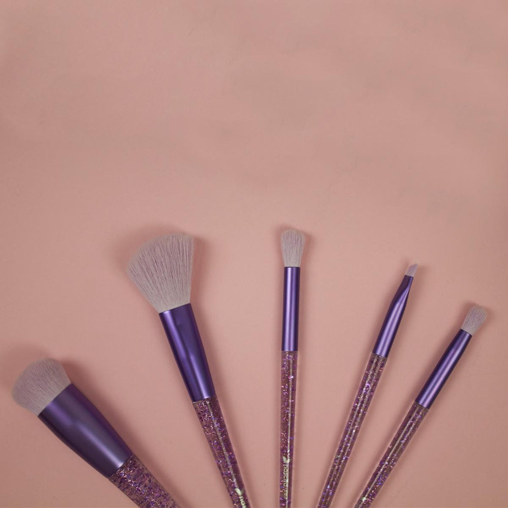Nascita Professional 5-Piece Makeup Brush Set - High-Quality Synthetic Bristles for Flawless Application - view 2