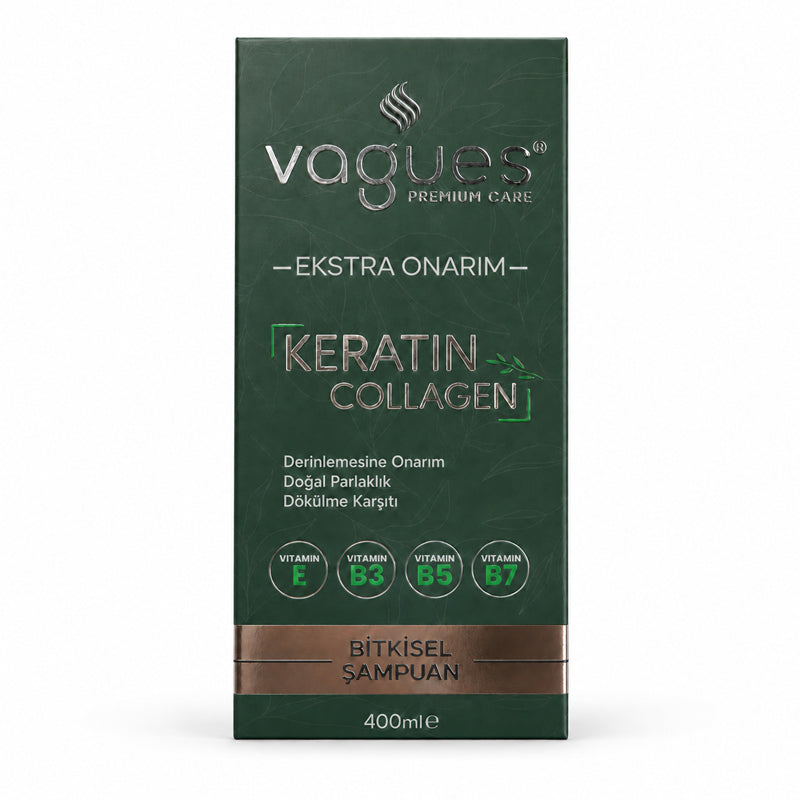 Vagues Keratin & Collagen Strengthening Shampoo 400 ml
