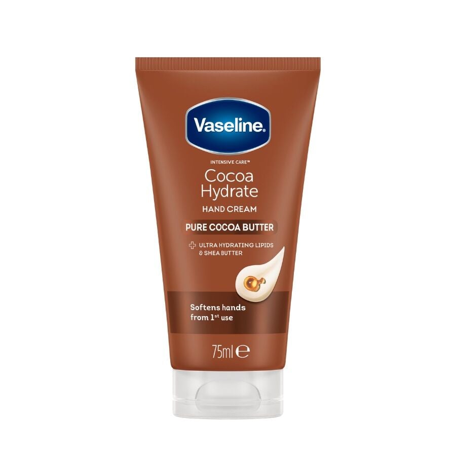 Vaseline Intensive Care Pure Cocoa Hand Cream for Dry Skin 75ml