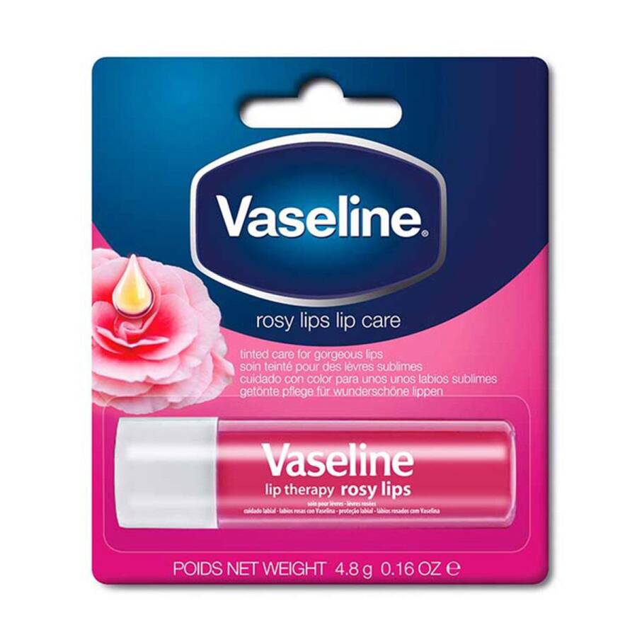 Vaseline Lip Therapy Rosy Pink Glow Balm 4.8g