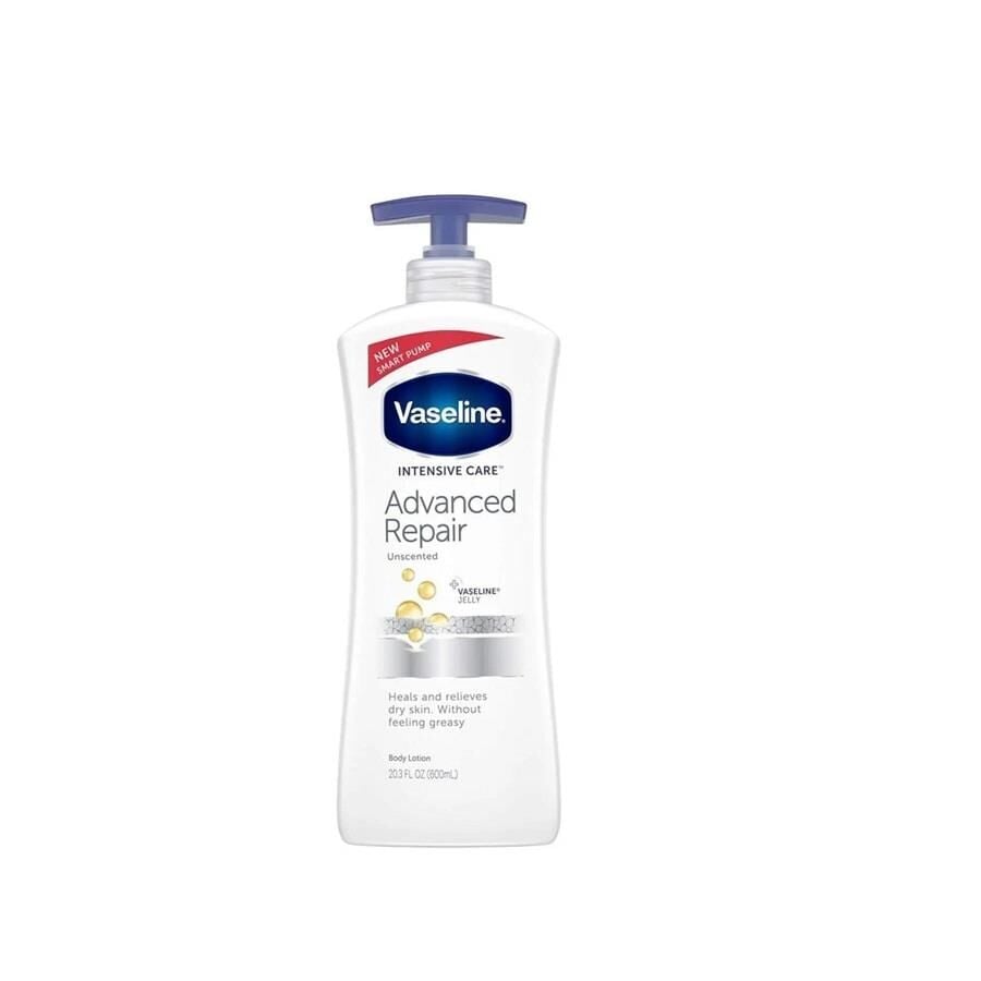 Vaseline Advanced Repair Fragrance-Free Body Lotion 600ml