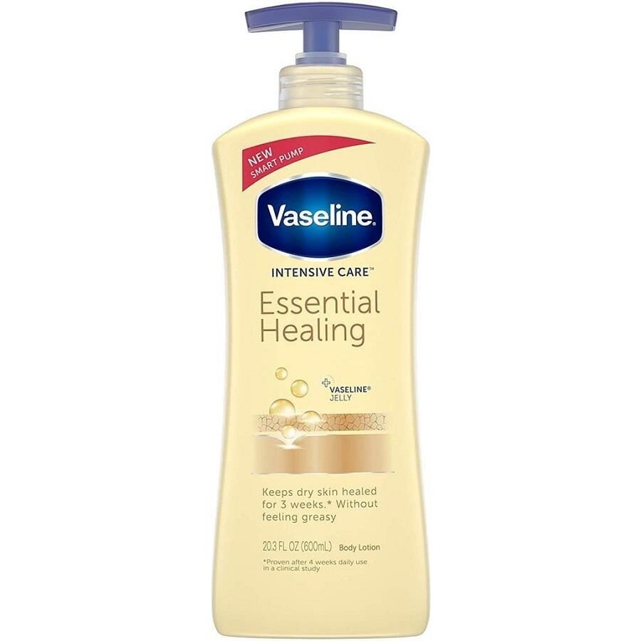 Vaseline Essential Healing Body Lotion for Dry Skin 600ml