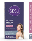 Sesu Sensitive Skin Wax Strips - Easy Hair Removal for Short Hair, Sugar-Free Formula - Skin Care