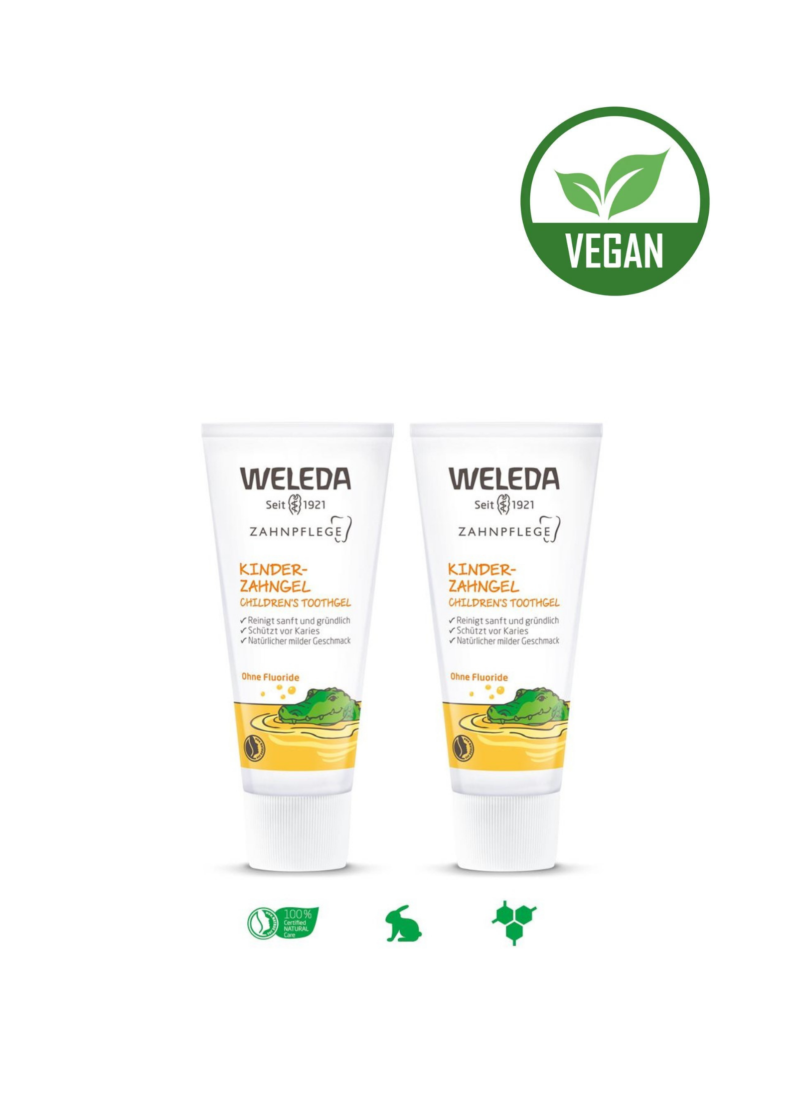 Weleda Natural Toothpaste for Baby and Kids 2 x 50ml