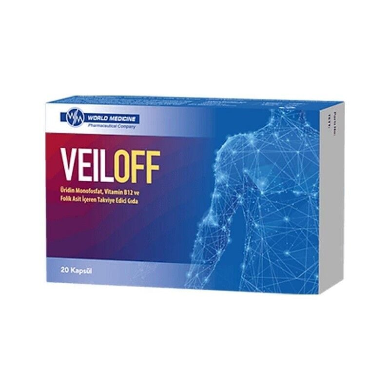 World Medicine Veiloff B-Vitamin Complex 20 Capsules