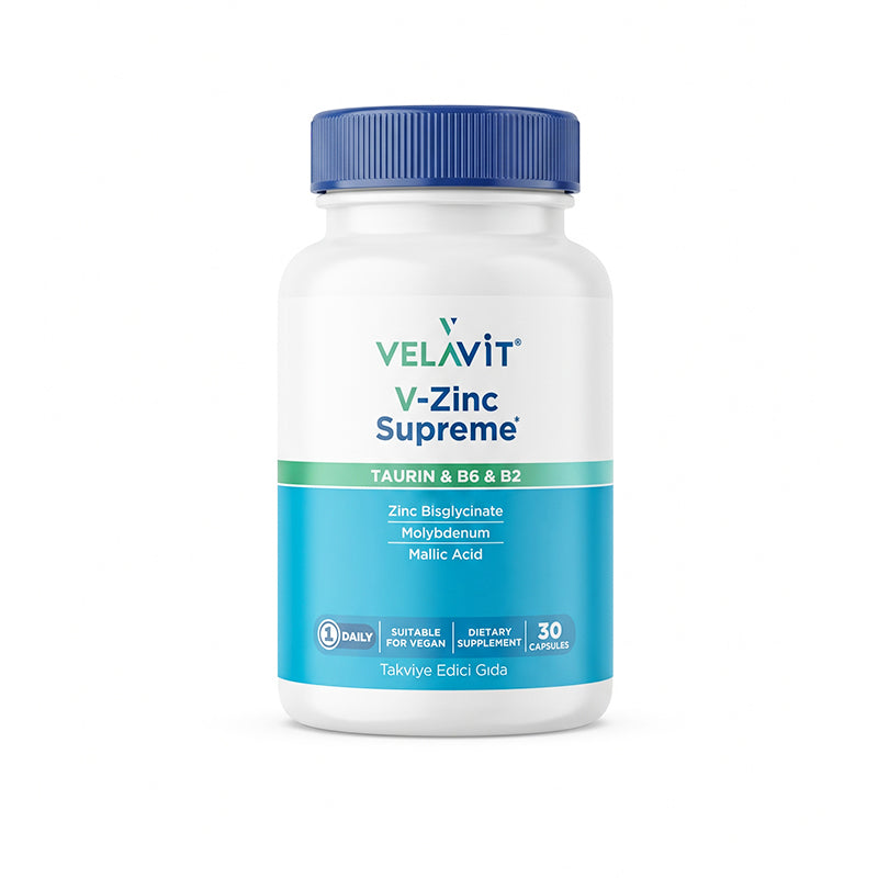 Velavit V-Zinc Supreme Dietary Supplement 30 Capsules