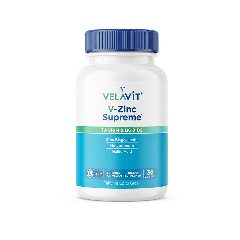 Velavit V-Zinc Supreme Dietary Supplement 30 Capsules