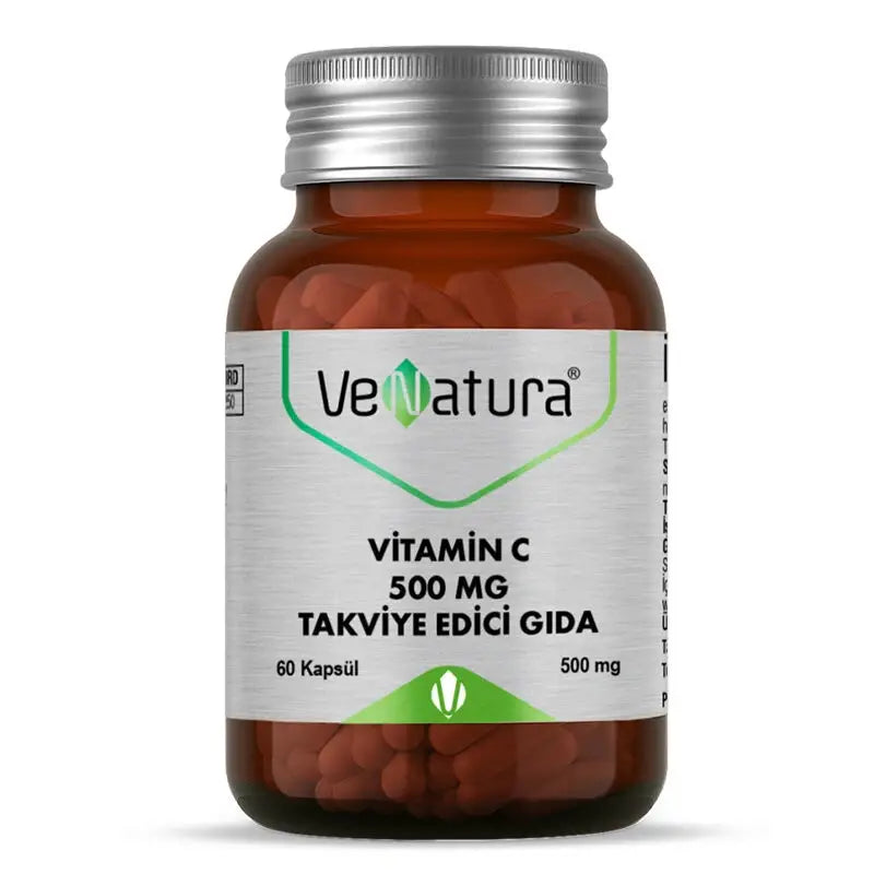 VeNatura Vitamin C 500 mg Daily Support Supplement 60 Capsules