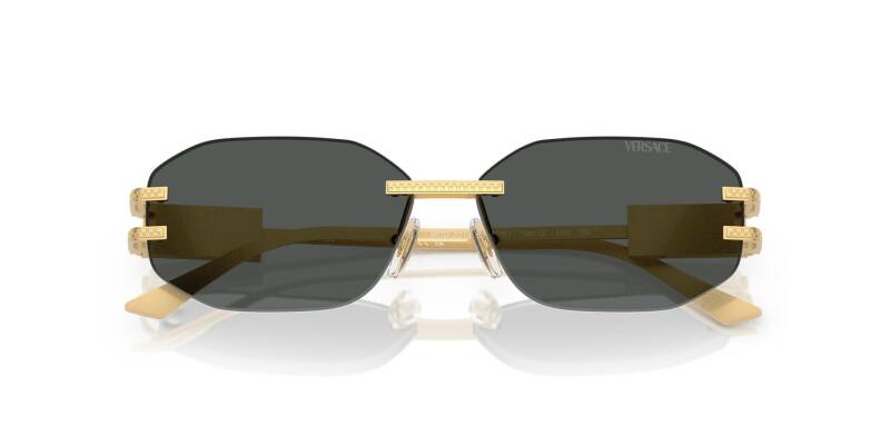 Versace VE2274 Metal Frame Grey Lens Women Sunglasses 58mm