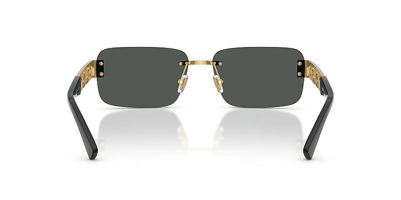 Versace VE2298 Gold Aviator Sunglasses for Men 58mm