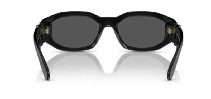 Versace 0VE4361 GB1/87 53 Men's Classic Black Sunglasses