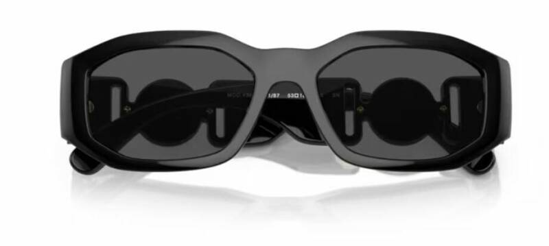 Versace 0VE4361 GB1/87 53 Men's Classic Black Sunglasses