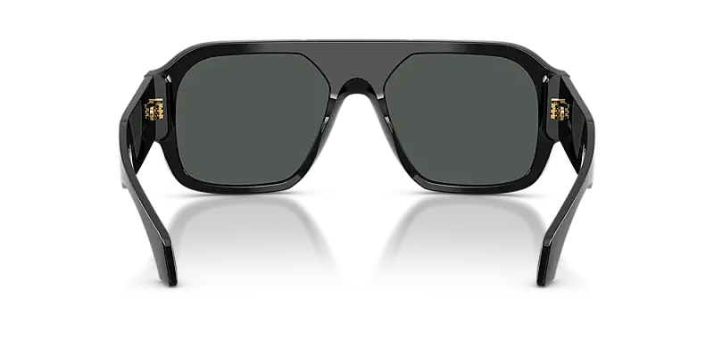 Versace 0VE4508U Black Rectangle Men's Sunglasses 56mm