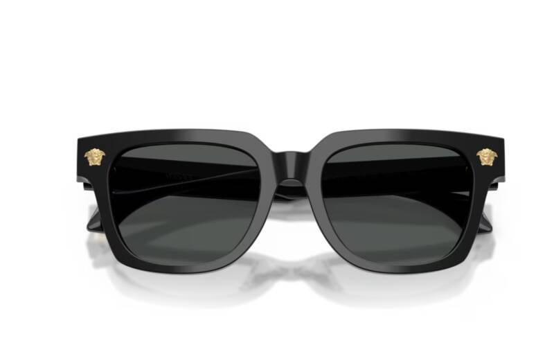 Versace 0VE4510U Black Square Frame Men's Sunglasses 52mm