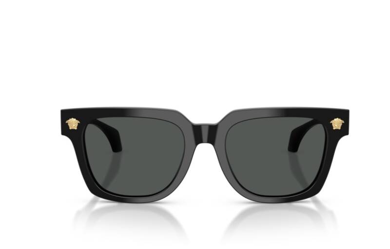 Versace 0VE4510U Black Square Frame Men's Sunglasses 52mm