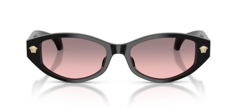 Versace 0VE4512D Women's Designer Sunglasses Black 54mm