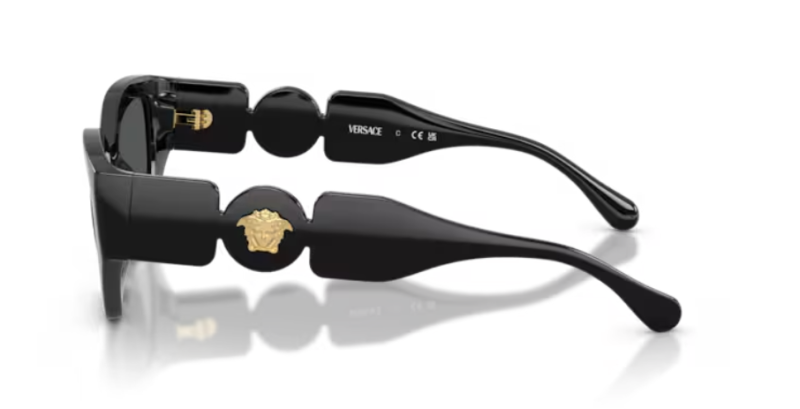 Versace Kids 0VK4007U Black Square Sunglasses 48mm
