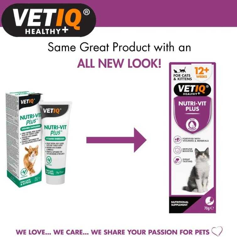 Vet IQ Nutri-vit Plus Cat Vitamin & Mineral Supplement 70g