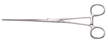 Kruuse Veterinary Intestinal Forceps 23 cm Straight Stainless Steel