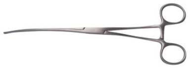 Kruuse Veterinary Intestinal Forceps Curved 23 cm