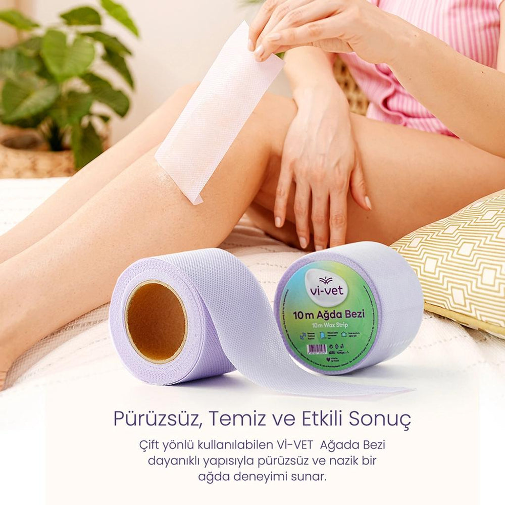 Vi-Vet Waxing Strip Roll for Smooth Hair Removal 10m
