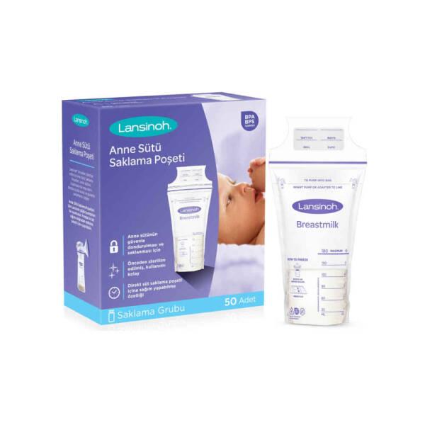 Lansinoh Breast Milk Storage Bags - 50 Count, BPA Free, Leak-Proof & Graduated Design - image 6