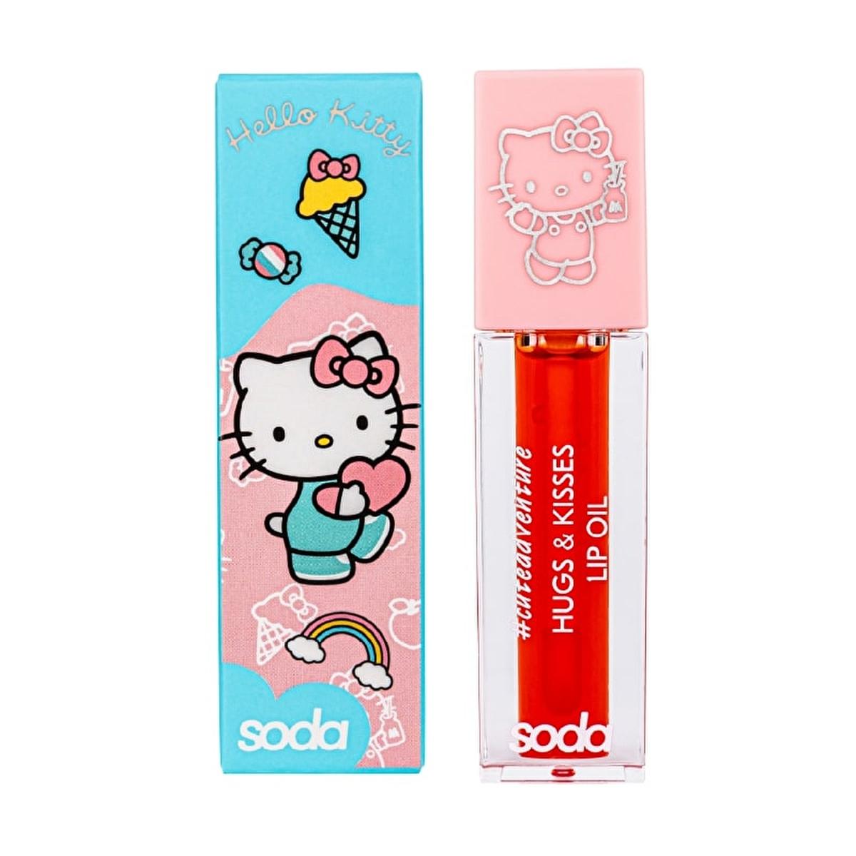 soda hello kitty lip oil 002 hugs kisses, hello kitty lip care product Soda Hello Kitty Lip Oil - Hugs & Kisses | 0.34 Fl Oz Soda Hello Kitty Lip Oil 002 - Hugs & Kisses soda, hello-kitty, lip-oil, lip-care, moisturizing, glossy-finish, cute-characters, beauty-products, hugs-and-kisses, ai-generated