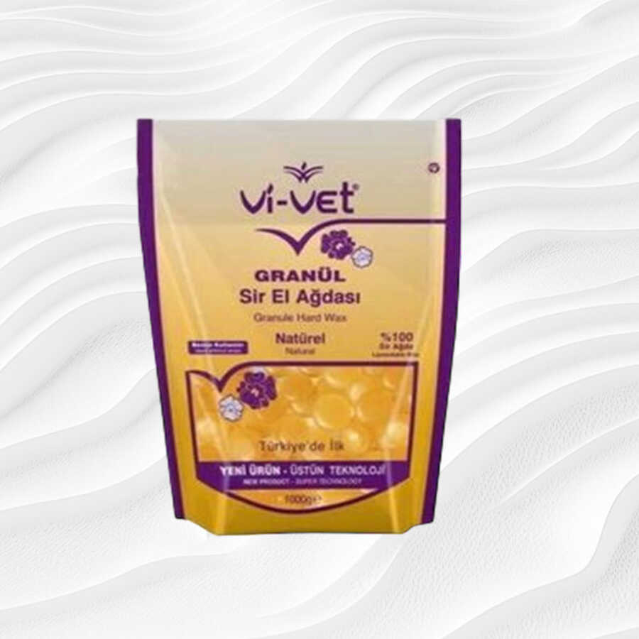 Vi-Vet Natural Peel-Off Bead Wax for Smooth Skin 1000g