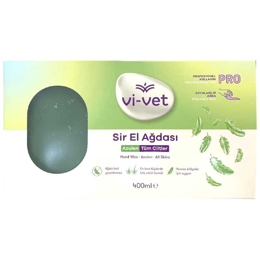 Vi-Vet Azulen Hard Wax for Smooth Skin 400ml