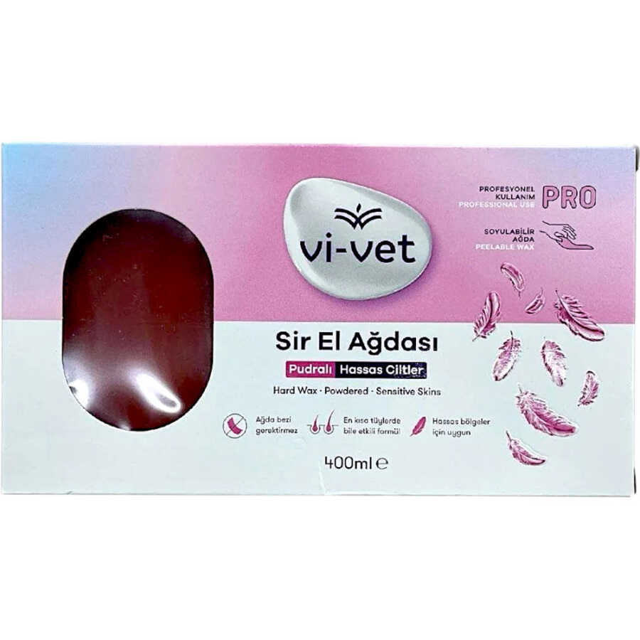 Vi-Vet Powdered Hard Wax for Smooth Skin 400 ml