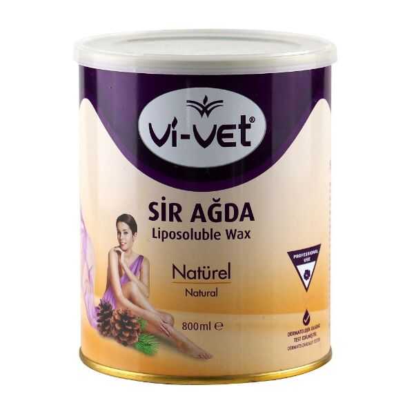 Vi-Vet Liposoluble Wax Can for Smooth Hair Removal 240g