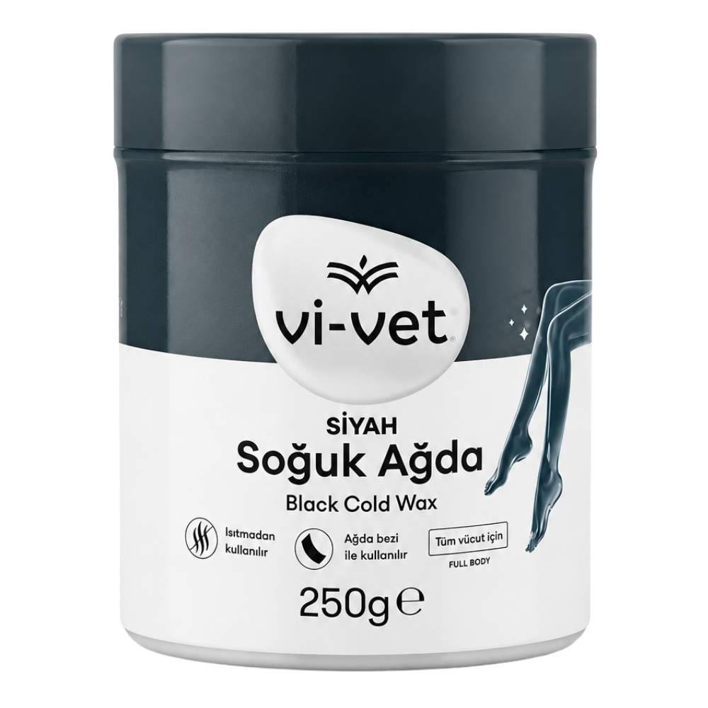 Vi-Vet Cold Wax Black for Smooth Skin 250g
