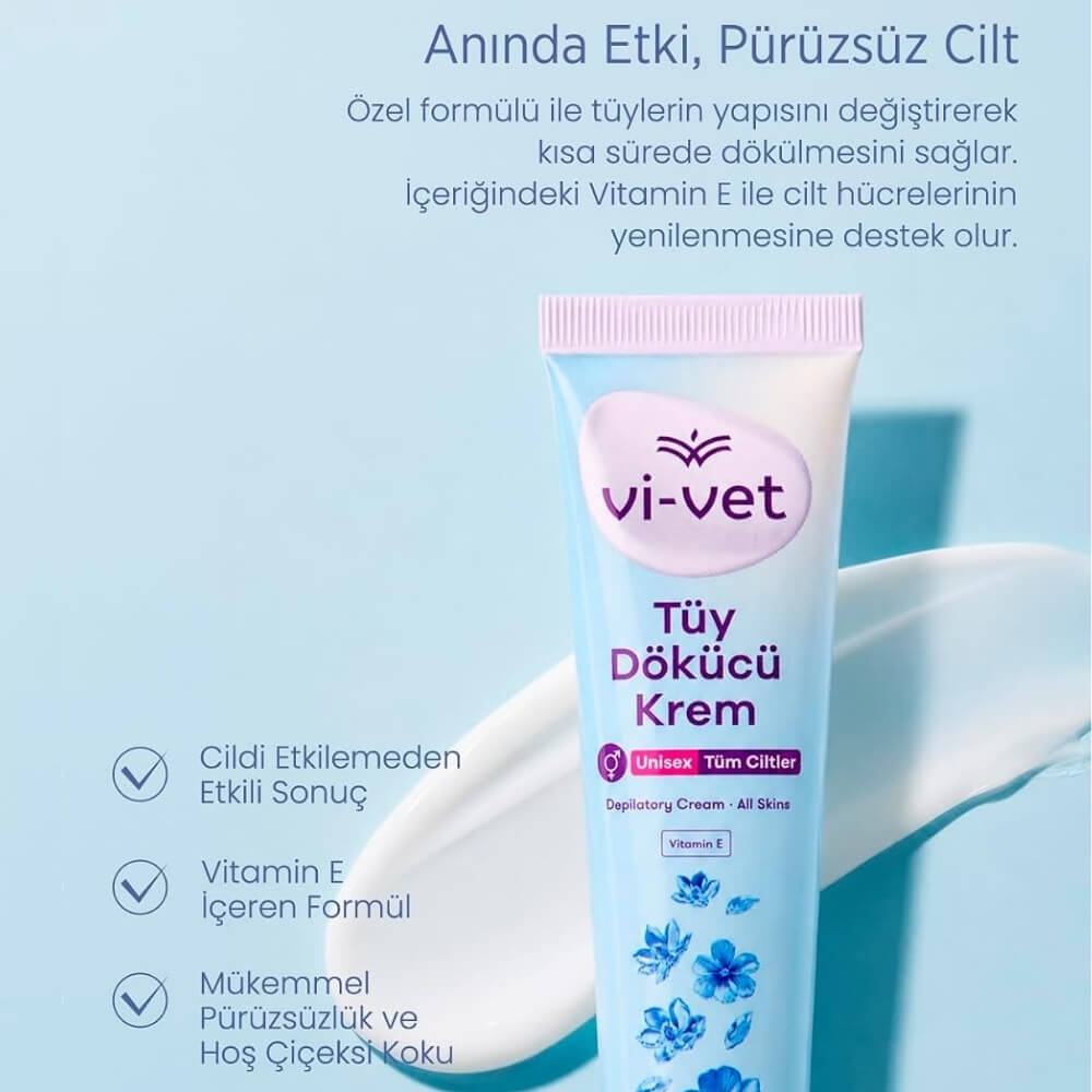 Vi-Vet Hair Removal Cream for Smooth Skin 40 ml